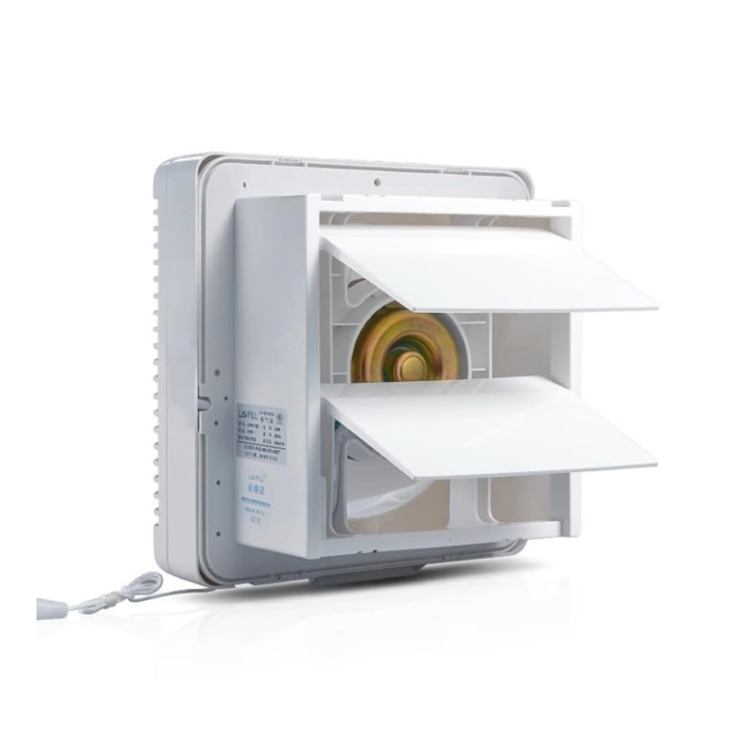 SAILFLO 6 Inch Small Window Shutter Exhaust Fan, 7.7 x