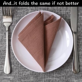 Urby Eco Hanky 10x10in Reusable Linen/Cotton Napkins. Small Cloth Napkins. Eco Friendly. Ideal Use As Kids Napkins for Lunch. Dinners. Occasions Like Weddings,Birthday,Cocktail Parties. (LPK,12pk)