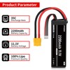 FPVERA 3s Lipo Battery 35C 2200mAh 11.1V Lipo Battery with