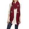 Lina & Lily Owl Print Women's Large Scarf Lightweight (Dark