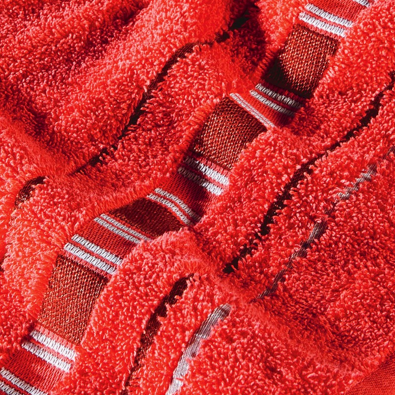 Erwin Müller Guest Towel Pack of 2 – Achern Red