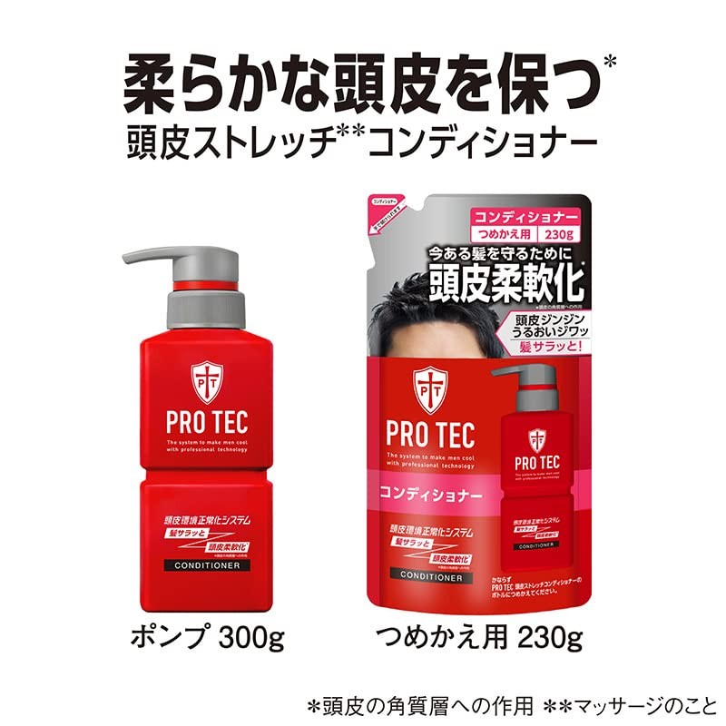PRO TEC Scalp Stretch Shampoo Pump, 10.6 oz (300 g)