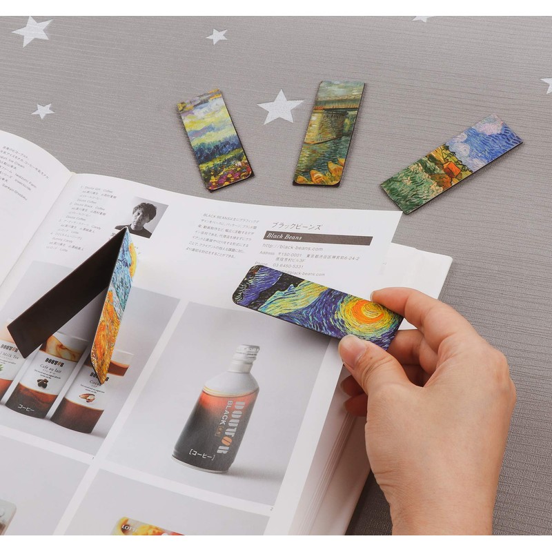 Magnetic Bookmarks 14Pcs Book Mark 3.1’‘ Page Magnetic Markers with