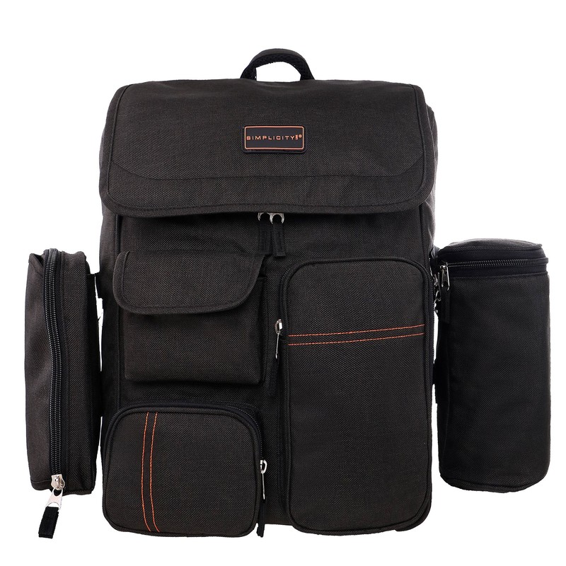 Multi-function Large Capacity Baby Diaper Bag Backpack WStroller Straps Pockets