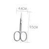 TEHAUX Precision Cutting Eyebrow Grooming Tools Set Beauty Scissor Stainless