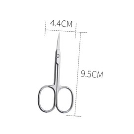 TEHAUX Precision Cutting Eyebrow Grooming Tools Set Beauty Scissor Stainless Steel Eyelash Tip Scissor