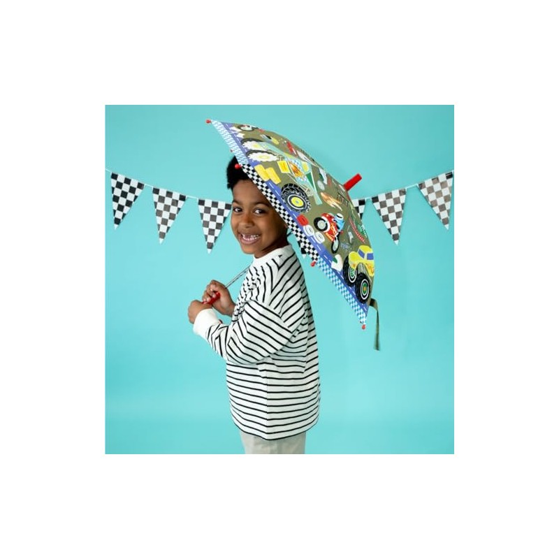 Colour Changing Childrens Umbrella - Zoom Cars