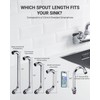 Phivan Commercial Sink Faucet - Leak Free Brass 4 Inch
