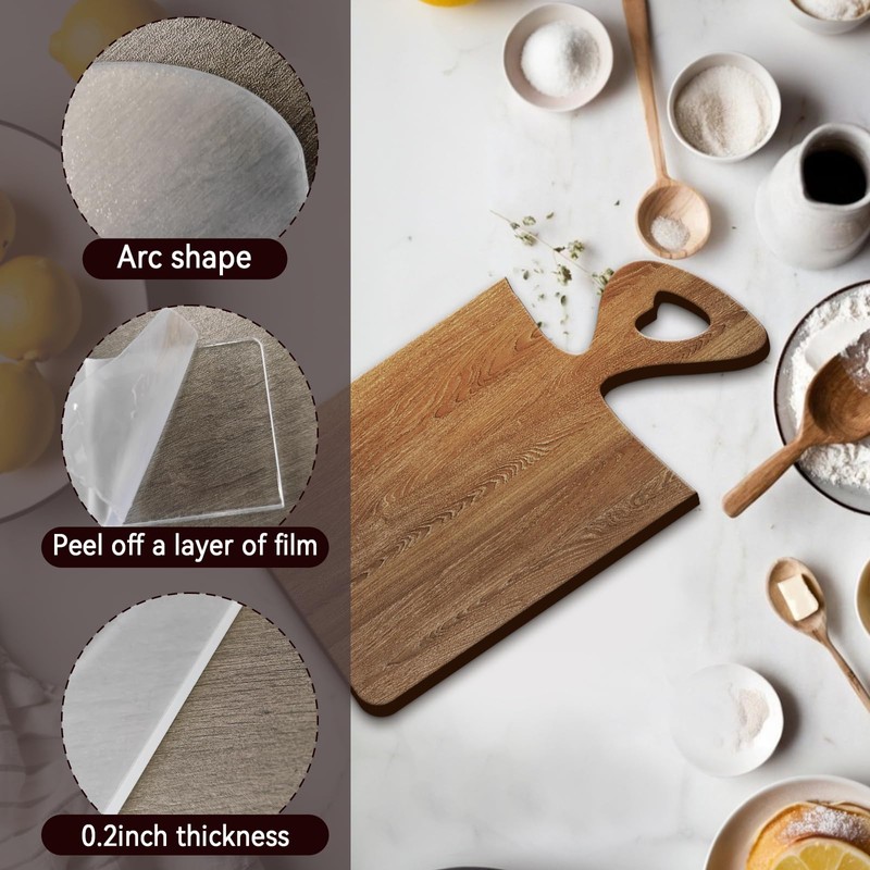 Charcuterie Board Templates, 4pcs Acrylic Router Template, 5mm Christmas Clear