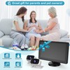 pemacom Baby Car Camera for 2-Kids: 7 Inch IPS Display