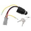 Dokili Ignition Switch 129572 with Keys 3-Position 6-Wire Connectors Compatible