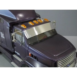 Tamiya Aluminum Windshield Sun Visor Block Plate for Tamiya RC 1/14 Ford Aeromax Truck