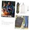 Kisangel Abs Portable Water Purifier Outdoor Water Filter Camping Safe