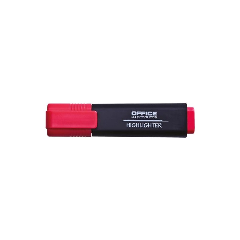 Office Products Highlighters Bright Pack of 10 Colour: Red/Highlighter Textliner