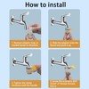 3 Pcs Universal Faucet Adapter, Kitchen Sink Hose Adapter Faucet
