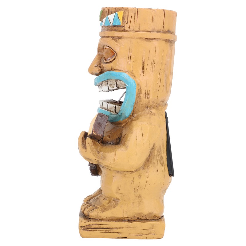 Totem Statues Solar Light Resin Garden Solar Light Ornament For