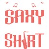 CafePress Saxophonist Too Saxy for This Shirt 10"x3" Rectangle Vinyl