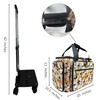 BatlFrist Rolling Teacher Bag with Five 360-Degree Rotating Wheels,Teacher Tote