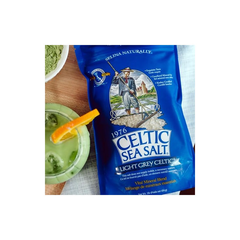 CELTIC SEA SALT Molinillo celta de sal marina gris claro