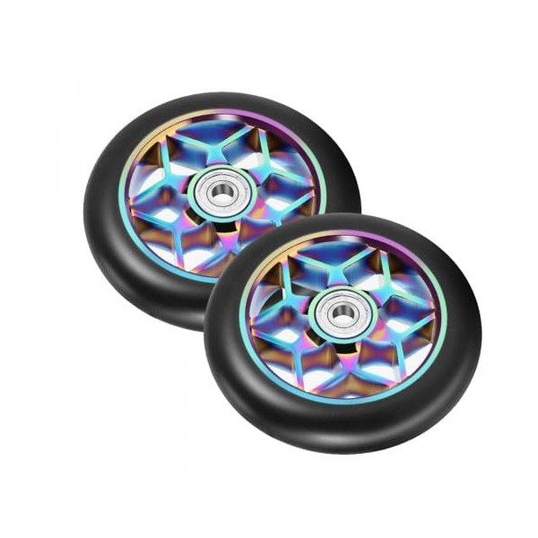 Pack of 2 110 mm Stunt Scooter Wheels, Scooter Replacement