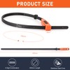 CXWXC Zip Tie Lock - 4-Digit Combo Cable Locks for