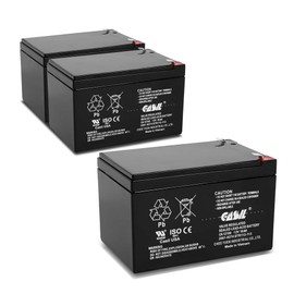 Casil CA12100 12v 10ah Razor Quad Battery with F2 Terminals Compatible with Razor mx500 Razor mx650 W15128190003 Scooter Battery 3 Pack