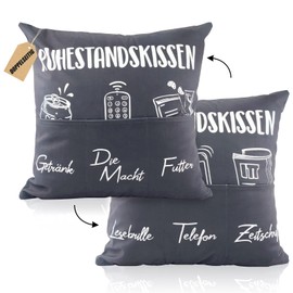 45 x 45 cm Decorative Cushion Cover with 6 Pockets Retirement Cushion Cover Funny Men Cushion Cover for Filling Cushion Cover Gift Decorative Cushion Cover for Birthday Decorative Cushion Cover