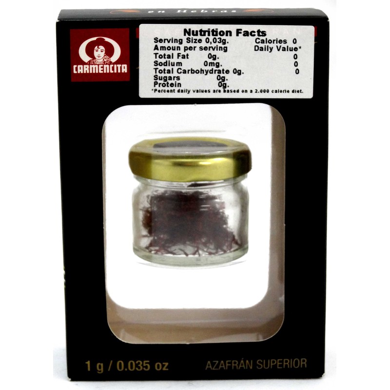Carmencita Saffron Stigmas Italian Spanish Seasoning