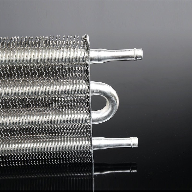 G-PLUS Universal Silver 4 Row AN6 Radiator Remote Aluminum Transmission