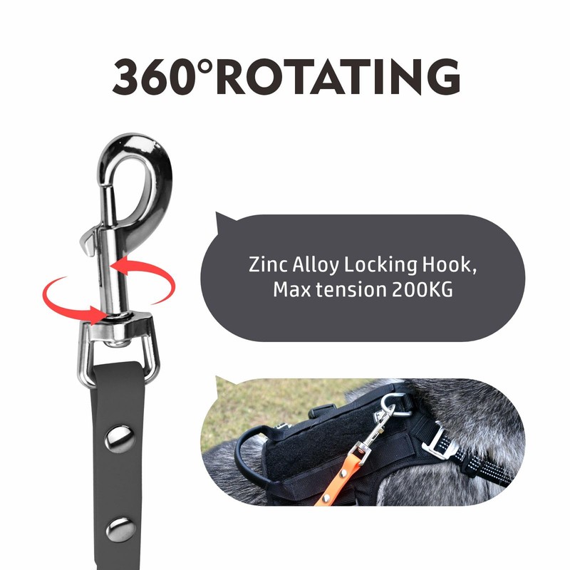 Dog Training Leash,Easy to Clean Waterproof Long Dog Leash, Heavy