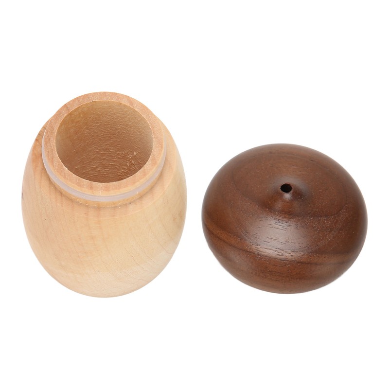 Acorn Shaped Toothpick Container 8cm Height Rounded Structure Eco Friendly