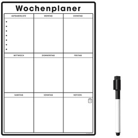 Der Magnet Shop Magnetic Weekly Planner (30 x 21 cm [A4], White)