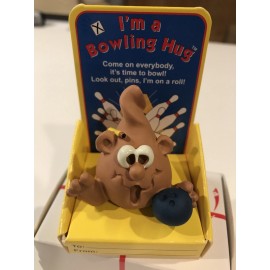 "I'm a Bowling Hug" - The Hug Factory Collectible Figure NIP