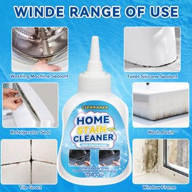 Mold Stain Cleaner Gel, 8 Fl oz All-Purpose Gel for Home Use on Washing Machine Gasket, Bathroom Grout, Sink, Shower, Caulk, and Front Loader Seal