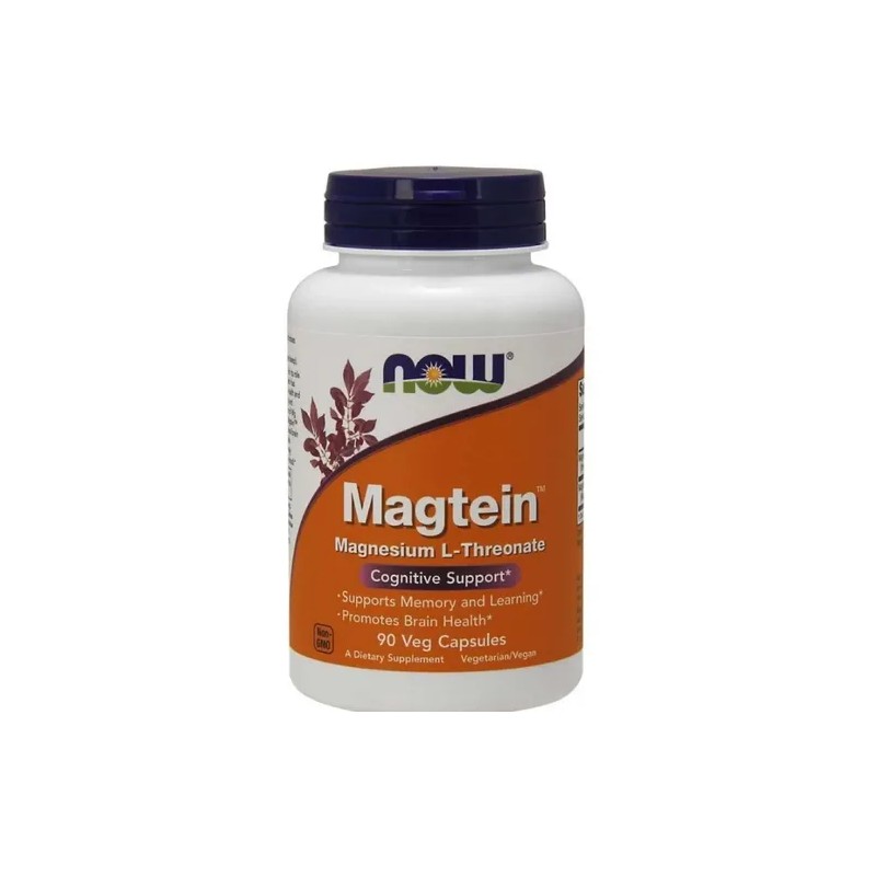Magtein Magnesio Treonato Cápsulas Now