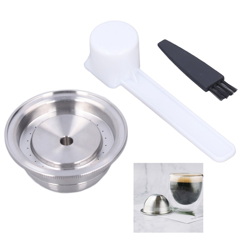 Refillable Coffee Pod Reusable Coffee Powder Capsule Stainless Steel 70ML