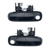 2PCS/Set Car Outer Door Handle Compatible for 1998-2002 Corolla Black