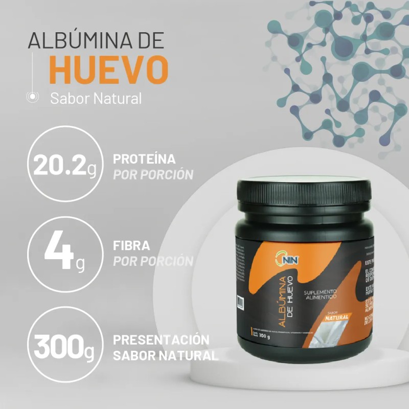 Suplemento Alim Dialisis Albumina Huevo 300g Polvo Nin Sabor Natural