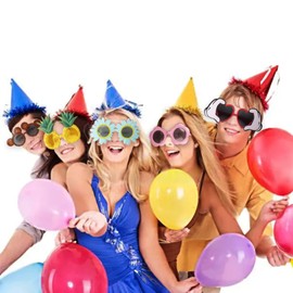 Party Glasses Funny Glasses Novelty Party Sunglasses 6 Pack/4 Pack Party Accessories Different Shapes Funny Sunglass Beach Party Decorations for Childen Adults Luau Party Supplies Photo Prop Supplies
