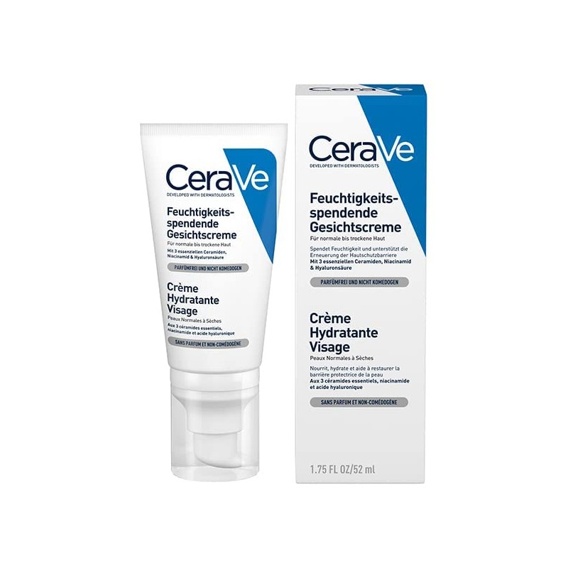 CeraVe Nourishing Moisturizing Face Cream for Normal to Dry Skin