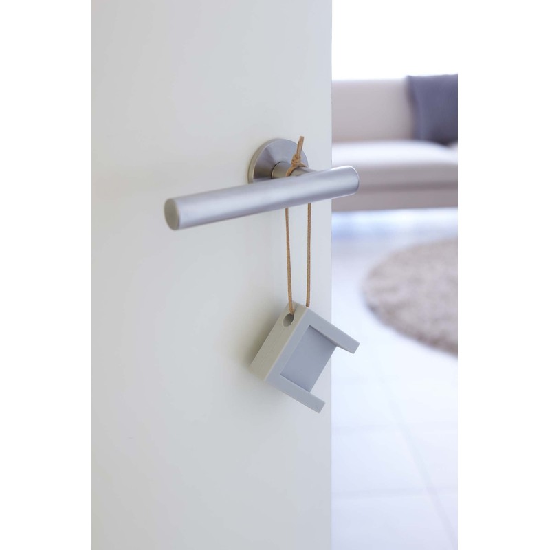 Yamazaki Industries Door Stopper Cube, Gray 7110