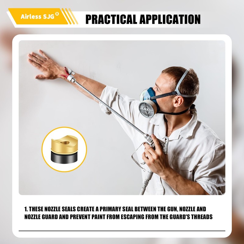 Airless SJG 20 Pack Seal Tip Gaskets for Airless Paint