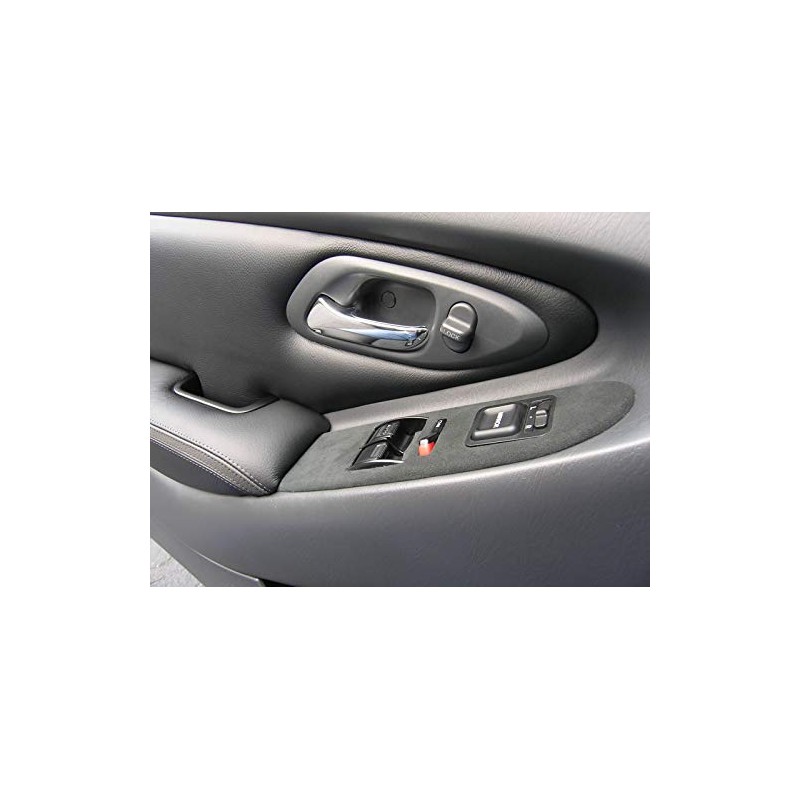 Redlineg 300994816 Front Door Armrest Covers Leather/Alcantara