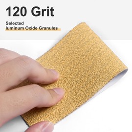 CowboyBOB Self Adhesive Stickyback PSA Sandpaper 120-Grit Sandpaper Roll 2-3/4in x 20 Yards PSA Longboard Sandpaper Sanding Sheet for Automotive Woodworking Air File Sanders Hand Sanding Blocks