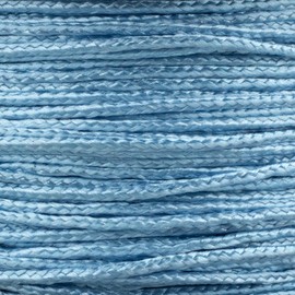 Paracord Planet Micro Paracord – Thin Braided Cord for Crafting, Fishing, and DIY Projects in 125 ft Spools – Light Blue