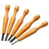 WILLBOND 5 Pcs Linocut Carving Tools Set Linoleum Hand Carving