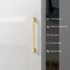KNOKLOCK 10 Pack 3.75 Inch(96mm) Kitchen Cabinet Handles Brushed Gold
