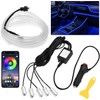 Acrylic Car LED Interior Lighting, RGB Ambient Lighting Car Strip