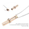 Ashes Necklace 316L Stainless Steel Oxidation Resistant Memorial Cremation Jewelry