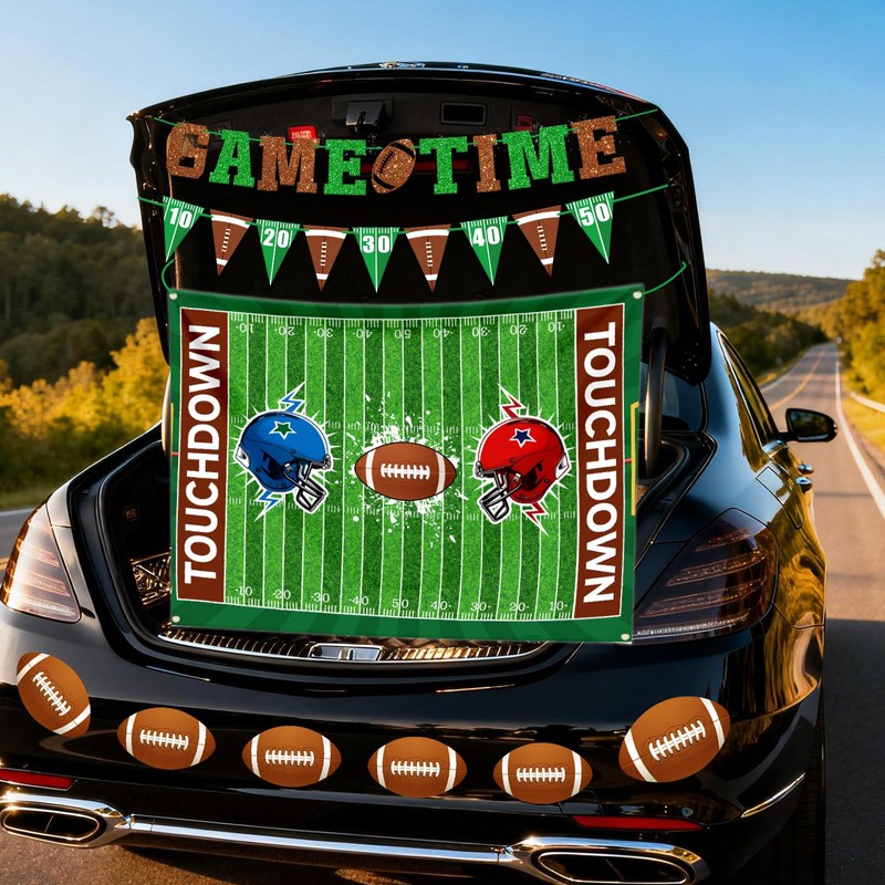 11Pcs Football Trunk or Treat Car Decorations